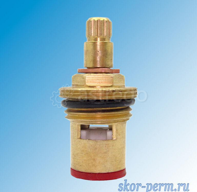 Кран-букса керамическая 1/2" шлица 7,8х15 угол 180° Пермь - изображение 1