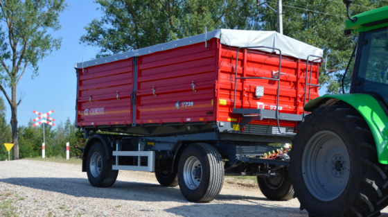 Прицеп тракторный самосвальный Т-739 с надставными бортами Самара