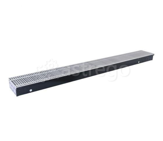 Внутрипольный конвектор STOUT SCN 80.190.1600 алюминиевая решётка SCN-1100-0819160 Stout Москва - изображение 1