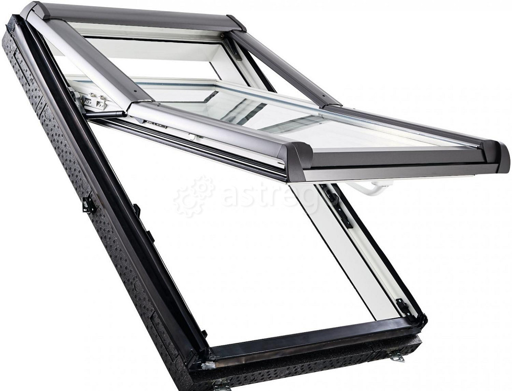 Окно мансардное пластиковое Roto Designo R79 K200. Ручка снизу. Двухкамерное. ThermoBlock WD. Ижевск - изображение 1