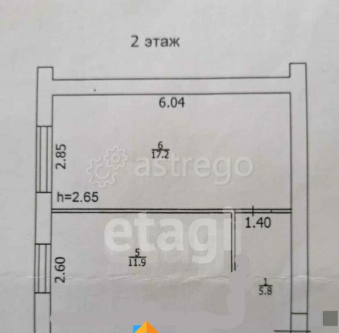 2-комн. квартира, 47.1 м2, 2/3 эт. Бийск - изображение 7