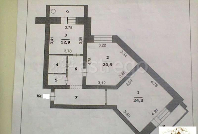 2-комн. квартира, 80 м2, 5/10 эт. Белгород - изображение 4