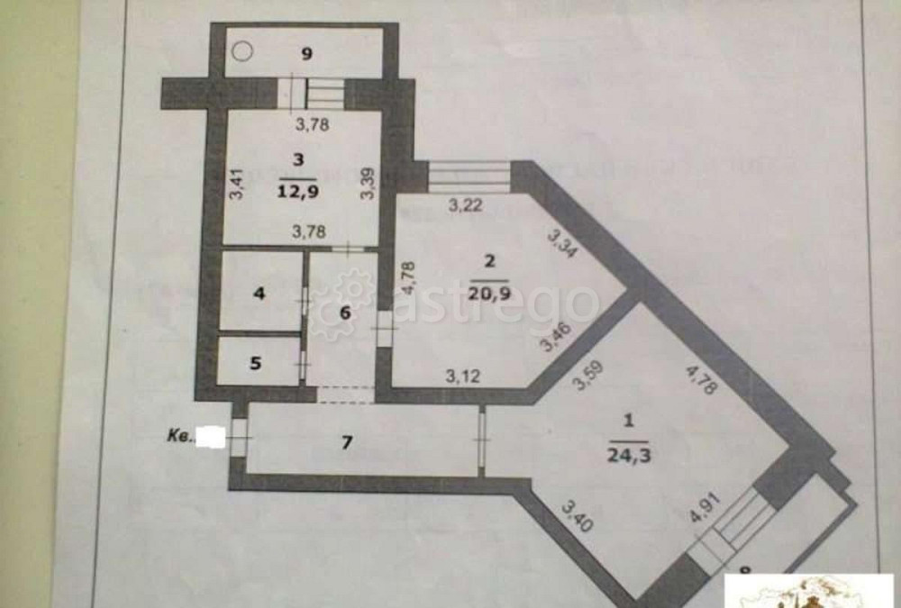 2-комн. квартира, 80 м2, 5/10 эт. Белгород - изображение 4