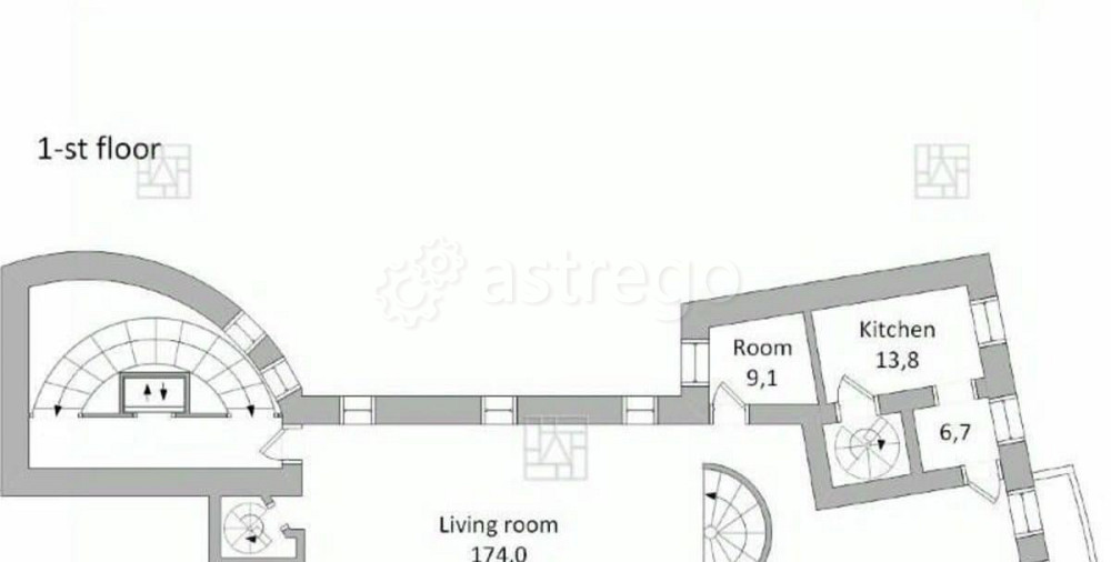 6-комн. квартира, 700 м2, 4/5 эт. Москва - изображение 7