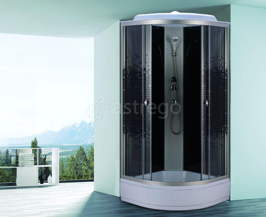 Душевая кабина 900х900х2150 NG- 3504-14BLACK арт. 3504 Niagara Москва - изображение 1