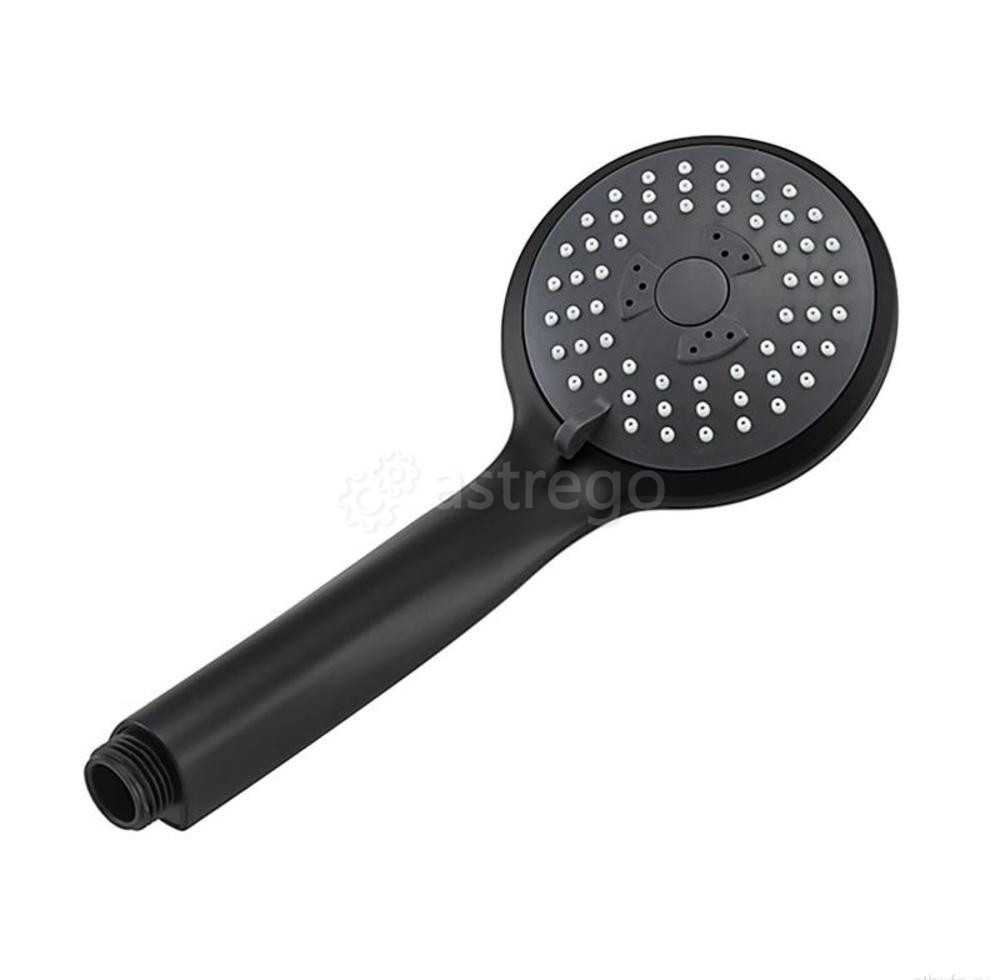 Лейка душевая 3 режима, цвет черный F020 FRAP (1/50) Пермь - изображение 1