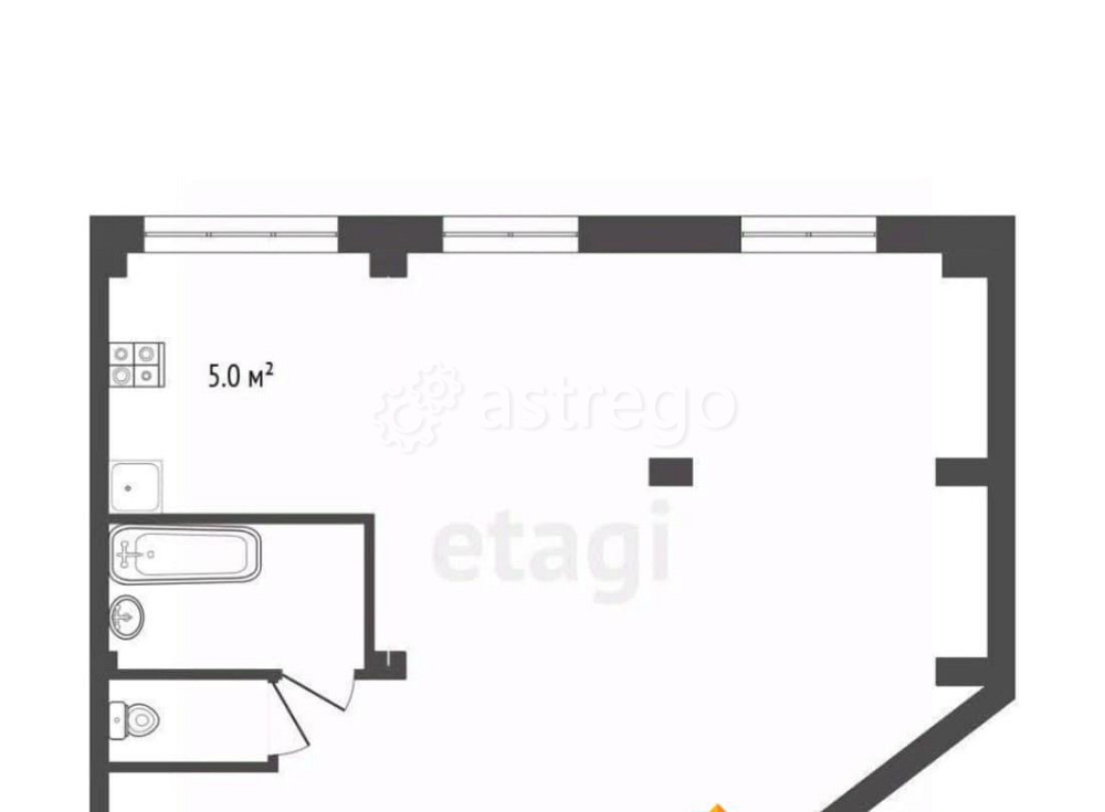 3-комн. квартира, 79.6 м2, 2/10 эт. Архангельск - изображение 3