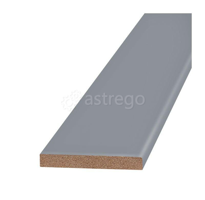 Добор серый 7040 гладкий крашенный 100x10x2200мм ОЛОВИ Екатеринбург - изображение 1