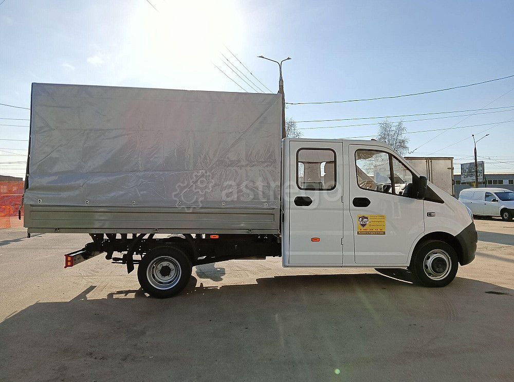 Газель НЕКСТ A22R32 с дизельным двигателем, двойной кабиной и бортовой платформой Москва - изображение 1