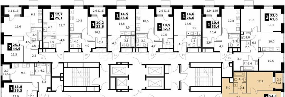 4-комн. квартира, 86.2 м2, 17/32 эт. Москва - изображение 4