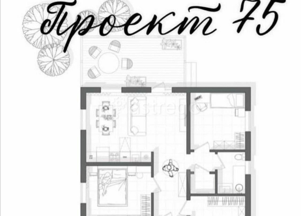 Дом, 75 м2, 9 соток, 1 эт. Емельяново - изображение 5