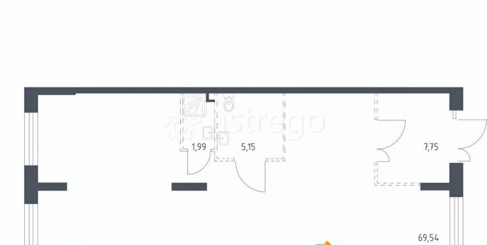 Свободного назначения, 84.77 м2 Москва - изображение 1