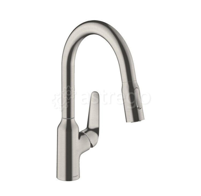 Смеситель для кухни Hansgrohe, Focus M42, тип открывания воды - однорычажный 71801800 Москва - изображение 1