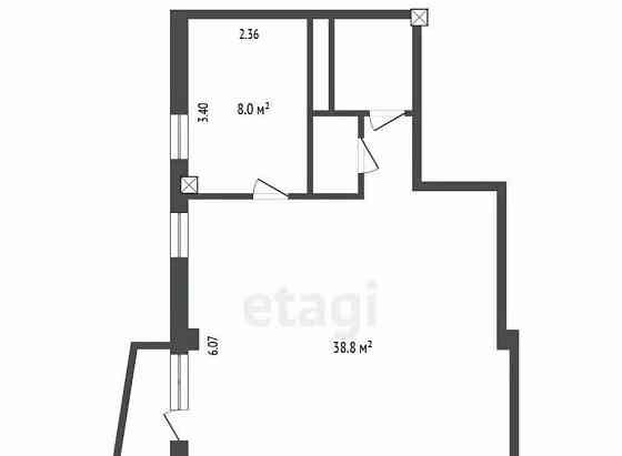Офис, 53.5 м2 Белгород