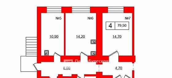 Свободного назначения, 79.5 м2 Санкт-Петербург