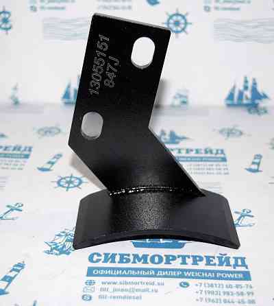 Кронштейн глушителя, материал сталь, способ изготовления механическая обработка 13055151 Омск