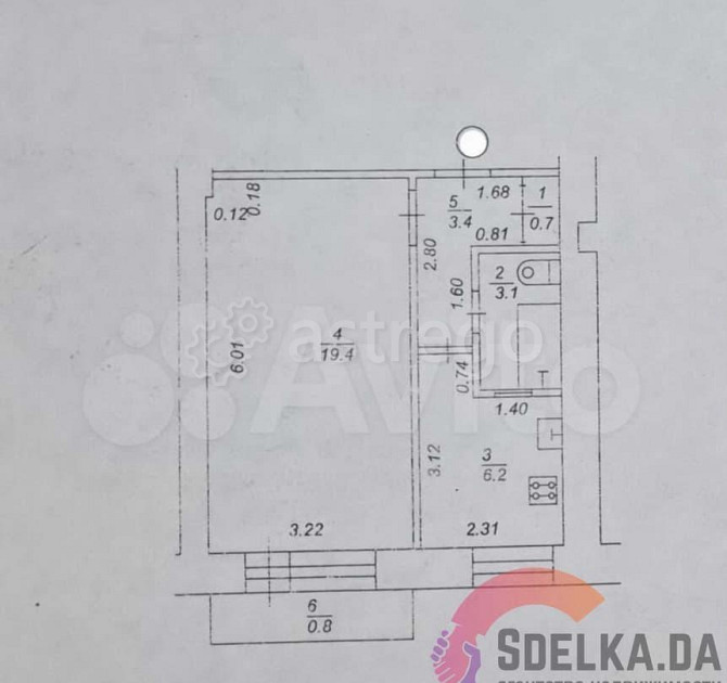 1-комн. квартира, 33.6 м2, 4/9 эт. Нефтекамск - изображение 5