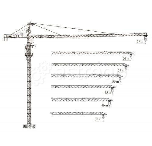 Башенный кран XCMG XGT200-6022 12 тонн Яблоновский - изображение 1