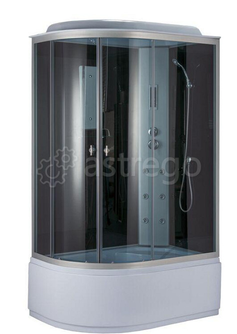 Душевая кабина NG-3520-14R 1200х800х2150 высокий поддон 45см стекло ТОНИРОВАННОЕ 4 места Niagara Москва - изображение 1