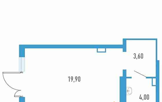 Свободного назначения, 27.9 м2 Санкт-Петербург