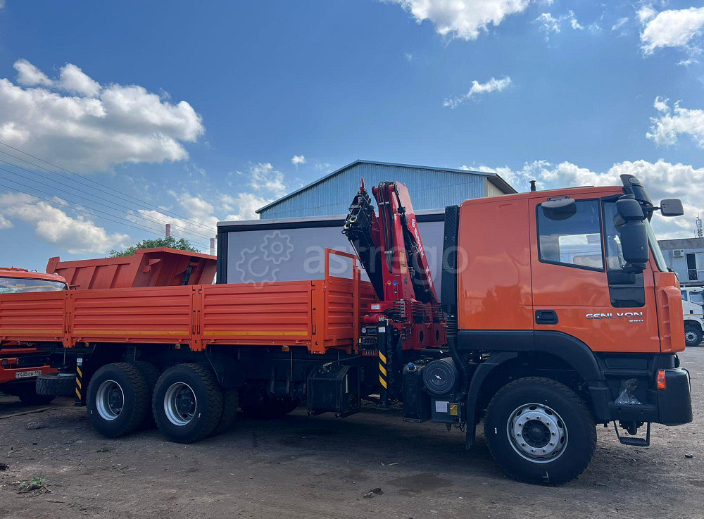 Манипулятор КМУ КАМАЗ 43118-73094-50 Евро-5 Галич КМУ-150 Борт сталь 6,2 м серт корз с ДУ бур 450 мм Екатеринбург - изображение 1