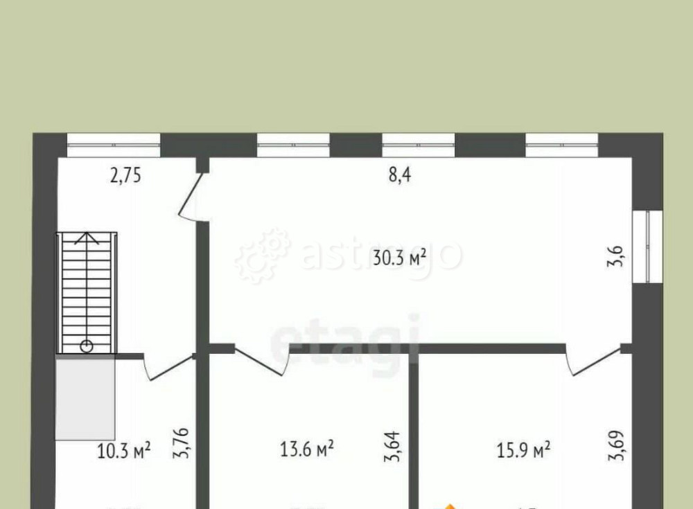 Дом, 212.3 м2, 5.6 сотки, 2 эт. Красноярск - изображение 4