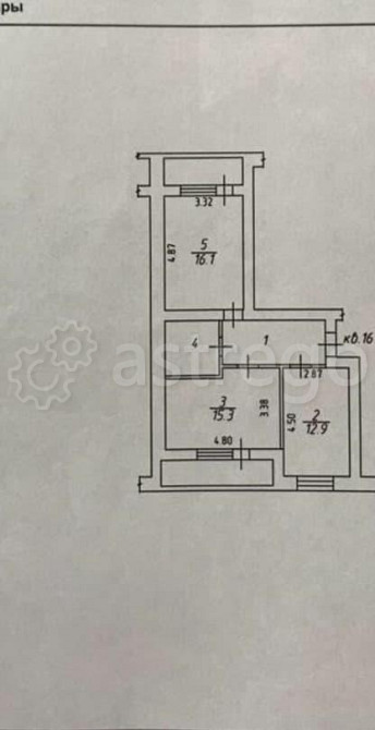 3-комн. квартира, 63 м2, 2/3 эт. Северный - изображение 7