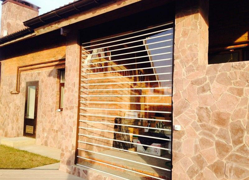 Рольставни автоматические из поликарбоната для дверей Казань - изображение 1