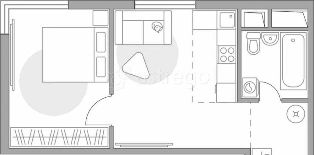 2-комн. квартира, 34.75 м2, 6/14 эт. Красногорск - изображение 1