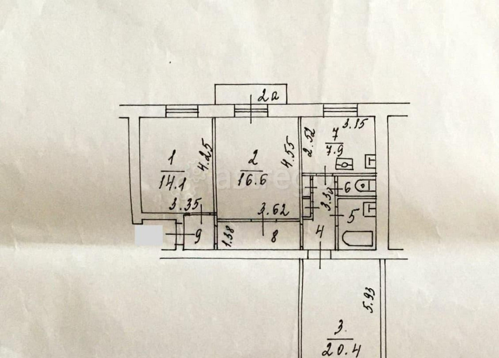 Комната, 16.6 м2, 3/5 эт. Москва - изображение 1