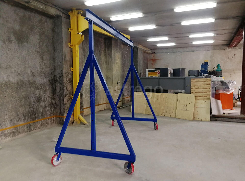 Кран козловой ручной 0,5 т 3х3 м Челябинск - изображение 1