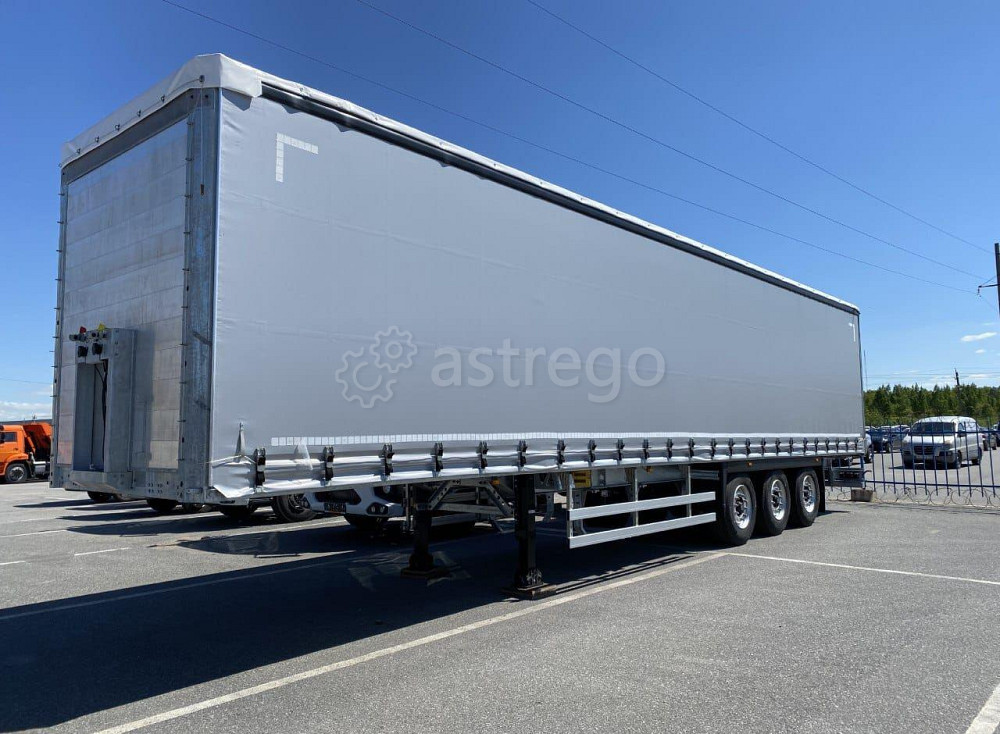 Полуприцеп SOTRANS WALLAROO MZS SC3-1 П/п шторный, оси SAF, L=13,6м, V=90м3, ССУ-1150мм Краснодар - изображение 1