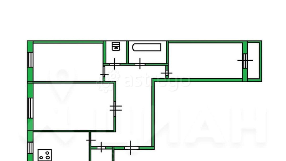 3-комн. квартира, 65 м2, 7/9 эт. Сосновоборск - изображение 5