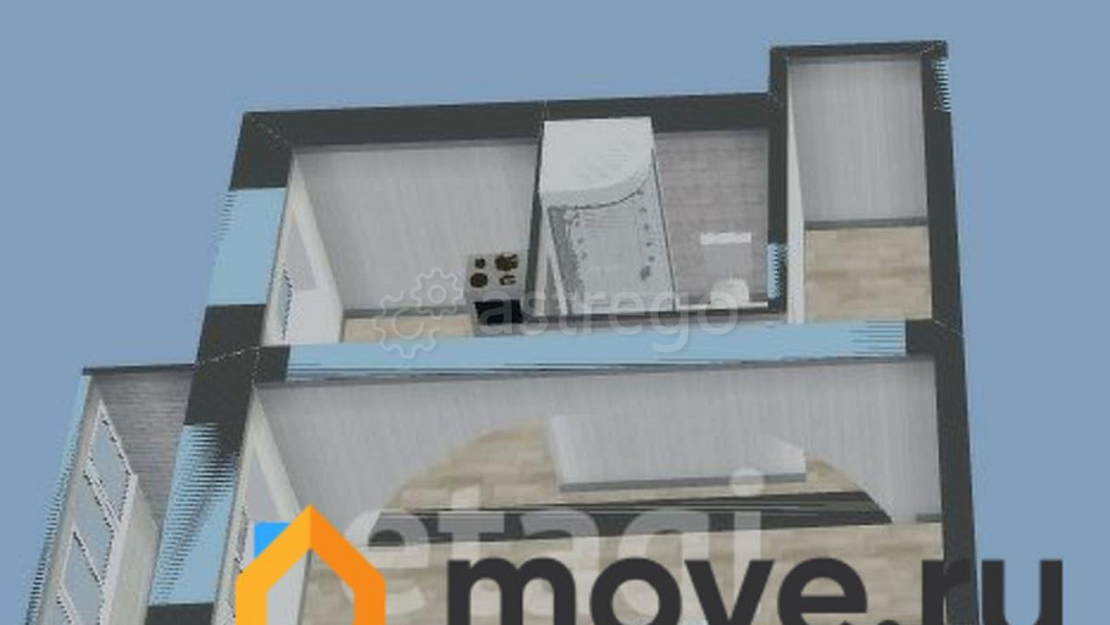 2-комн. квартира, 46.5 м2, 4/5 эт. Белогорск - изображение 1