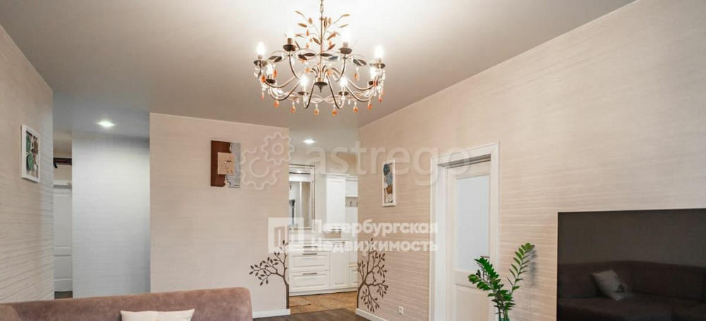 3-комн. квартира, 91.6 м2, 4/10 эт. Санкт-Петербург - изображение 3