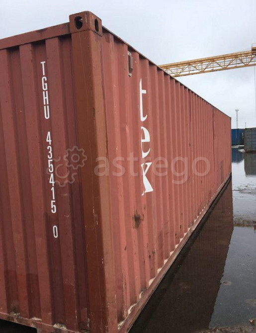 Контейнер металлический стандартный 40 футовый б/у Новосибирск - изображение 1