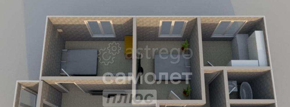 3-комн. квартира, 54.4 м2, 5/5 эт. Кумертау - изображение 2