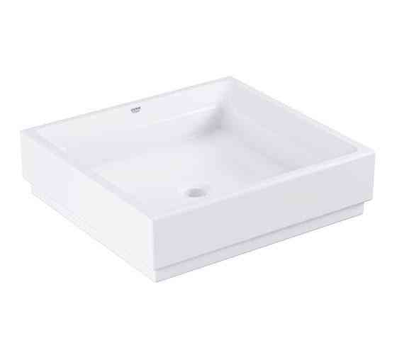 Раковина квадратная GROHE Cube Ceramic свободностоящая без перелива 50 см 3948100H Grohe Москва