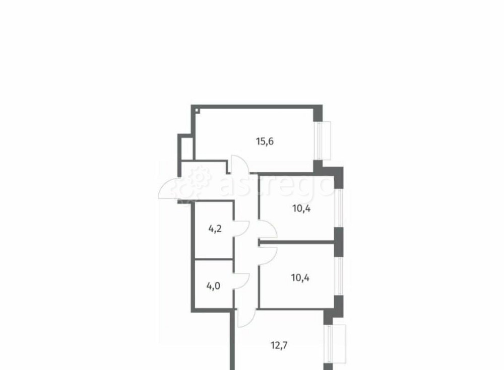 3-комн. квартира, 68.2 м2, 7/8 эт. Санкт-Петербург - изображение 1