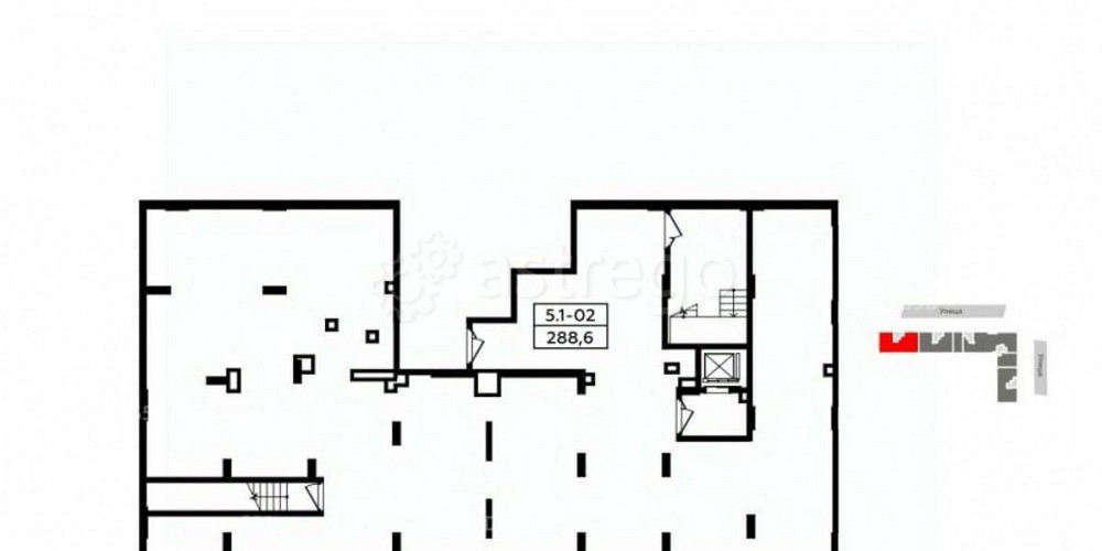 Торговое помещение, 288.6 м2 Москва - изображение 1