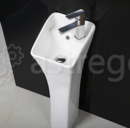 Раковина напольная Cerama LUX M 9012 (28х31х87) Красноярск - изображение 1