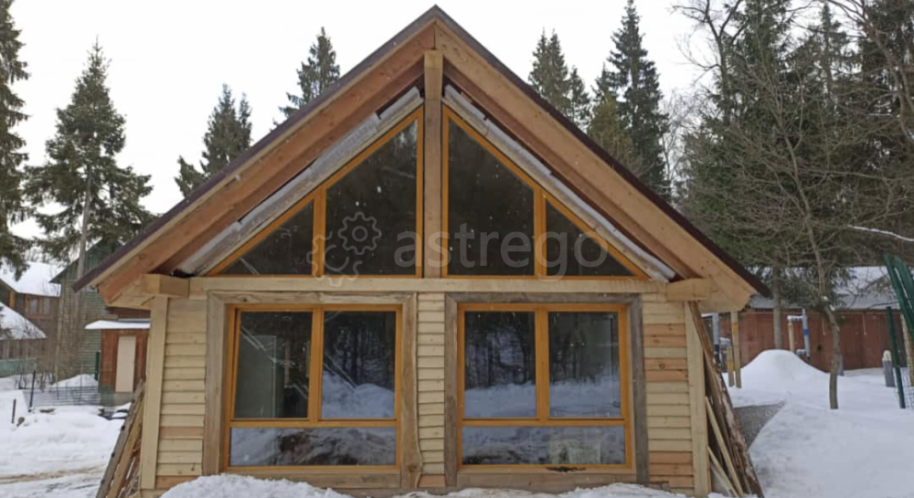 Окно деревянное под косые проемы 1200х1200х600 мм Москва - изображение 1