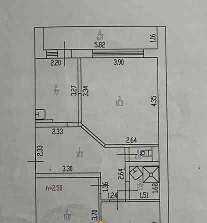 3-комн. квартира, 55.9 м2, 2/3 эт. Поспелиха