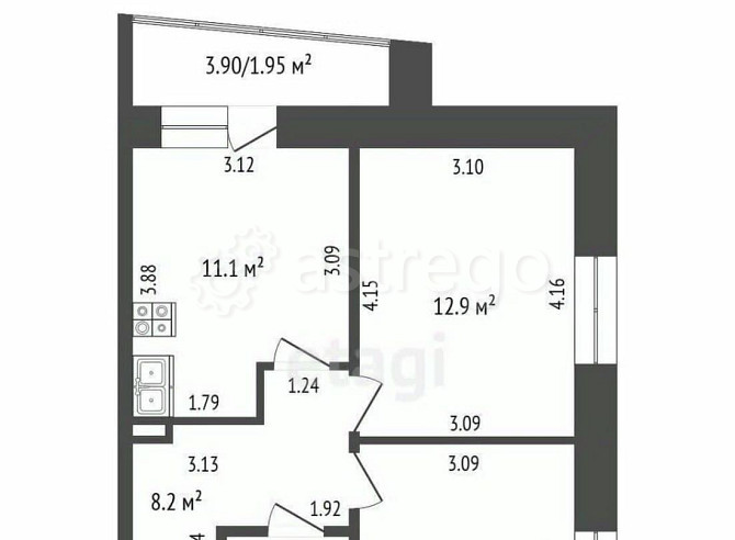 2-комн. квартира, 47 м2, 5/20 эт. Стерлитамак - изображение 4