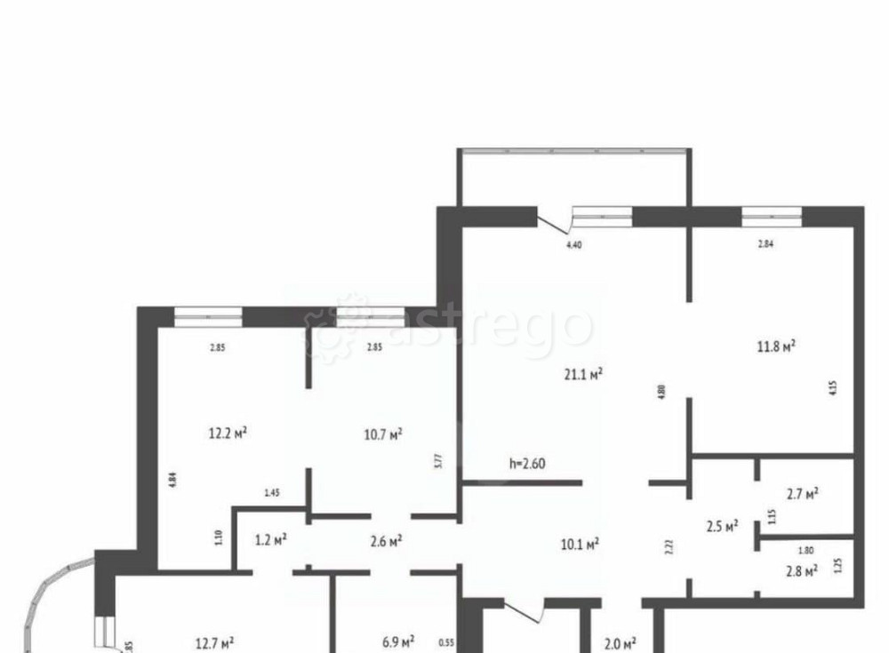 4-комн. квартира, 100.3 м2, 16/18 эт. Красноярск - изображение 1
