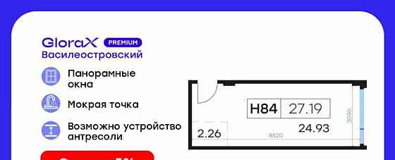 Свободного назначения, 27.19 м2 Санкт-Петербург
