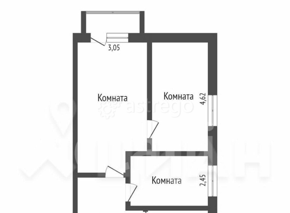3-комн. квартира, 51 м2, 4/5 эт. Стерлитамак - изображение 2
