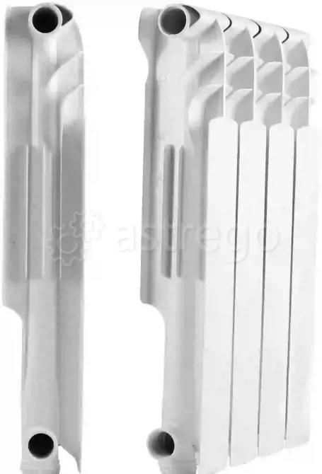 Радиатор алюминиевый THERMA Q2 500/100 4 секций 560 Вт Нижний Новгород - изображение 1