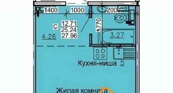 Студия, 27.96 м2, 10/10 эт. Барнаул