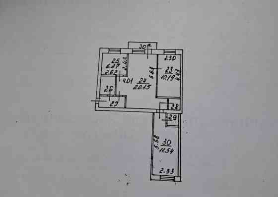 3-комн. квартира, 56.7 м2, 3/5 эт. Белгород